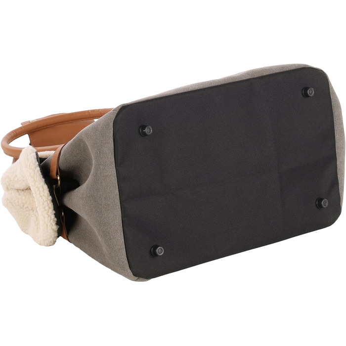 Сумка для собак Kuzco Braun – 40x25x29 см – поліестер, знімний підкладник, знімне дно, ніжки, страховка, ручки