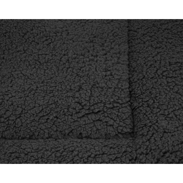 Килимок для домашніх тварин Spetebo з плюшу, 90 x 60 см, антрацитовий колір - нековзний, для собак та котів