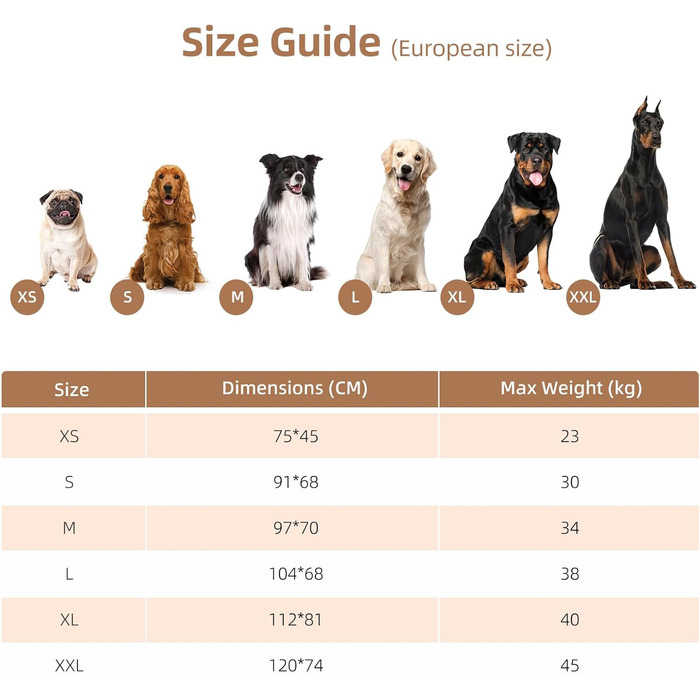 Ортопедичне ліжко для собак – миється, знімний фланелевий чохол, водонепроникний наповнювач, антиковзаюче дно, 71*58*17 см, темно-сірий