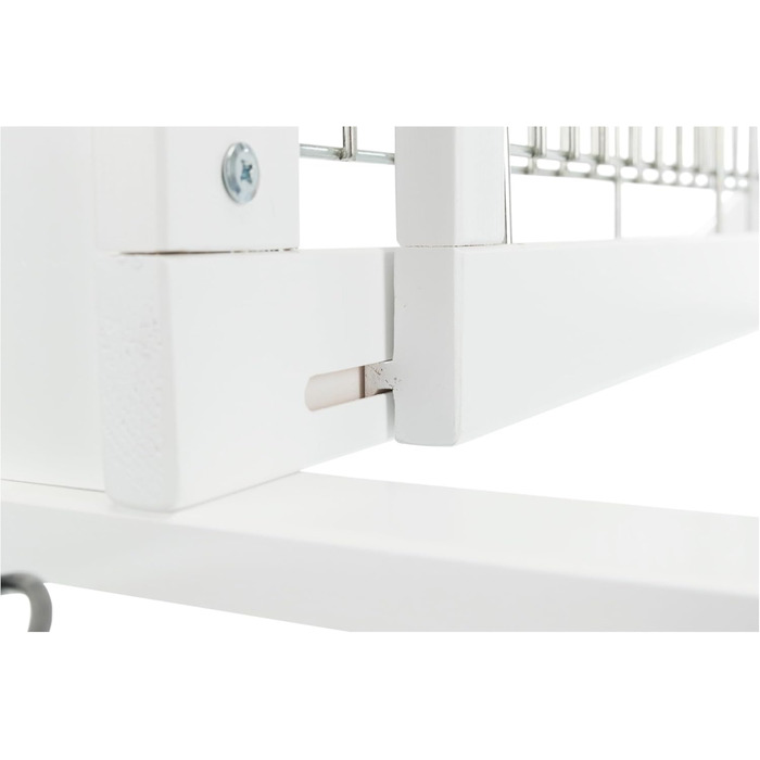 Ворота для собак TRIXIE регульовані, дерев'яні, 65–108 × 61 см, білі