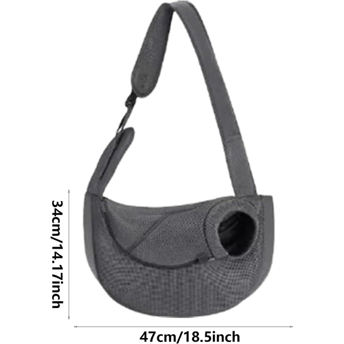 Сумка-переноска для собак та котів, дихаюча Oxford, для маленьких тварин | Зручна переноска з регульованим ремінцем для цуценят, собак та котів (прозора)