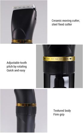 Електрична машинка для стрижки собак TARSHYRY - безшумна, для собак та котів, професійна, для домашнього догляду