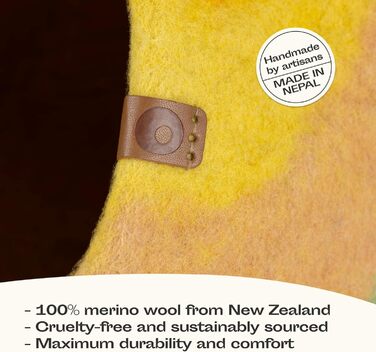 Килимок для котів EOWFIA з 100% ериновій вовні - ручної фелтин, екологічний, м'який, теплий взимку та прохолодний влітку, стильний дизайн (Tucson Sunset, M)