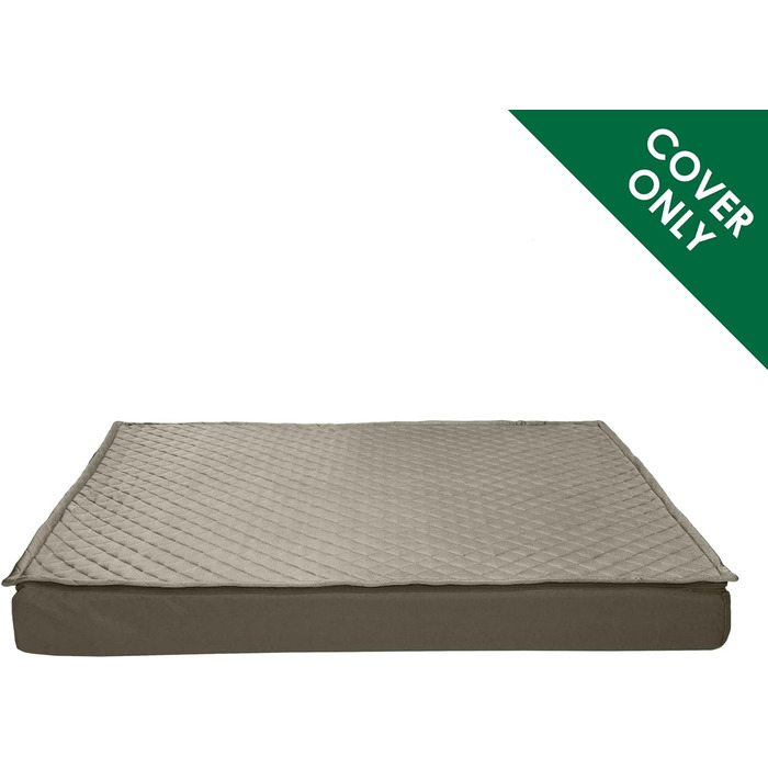 Крісло-лежанка для собак XL Furhaven – Водостійке, з принтом логотипу, Оксфордський поліканвас, знімний чохол, 102 x 81 x 1 см