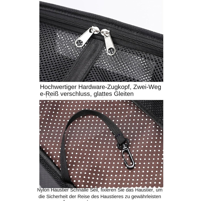 Сумка-переноска для собак та котів Ruwshuuk: багатофункціональна, з кишенями, для прогулянок, подорожей, кемпінгу (Помаранчевий)