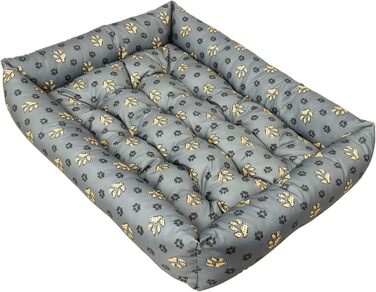 Лежанка для собак - водовідштовхувальна, для маленьких та великих собак, з неслизьким дном, корзина для собак, лежанка для собак (95x75x20, Велика лапа)