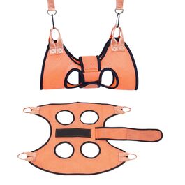 Гамак для догляду за собаками – зручна пов’язка для грумінгу, стрижки нігтів, миття вух та купання; включено інструмент для стрижки та пилка для безпечного та безстресового догляду за шерстю вдома. Колір: коричневий, чорний