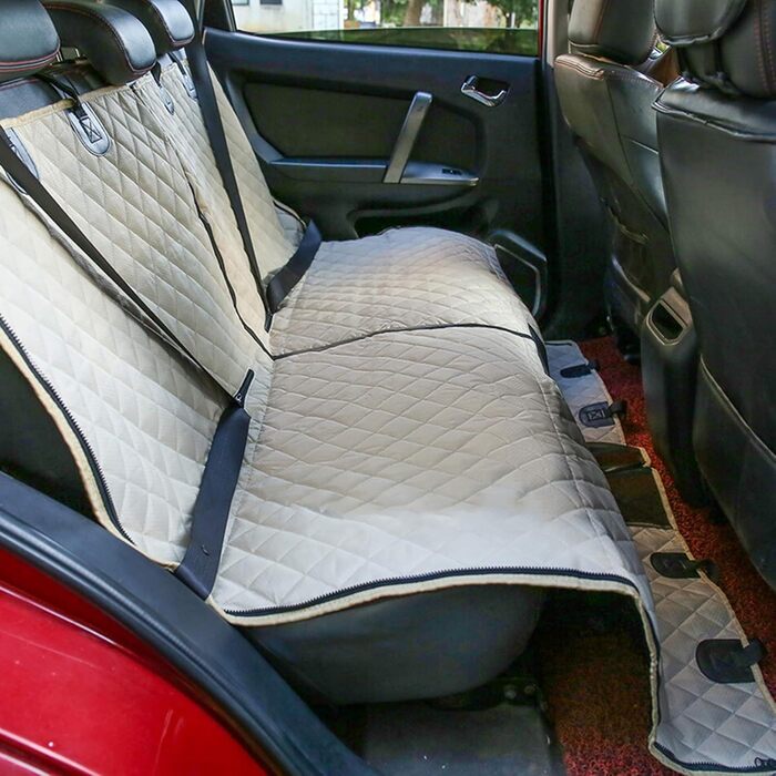 Захист для заднього сидіння авто для собак - водонепроникний, антиковзкий, з боковими захистами (для авто, універсалів, мінівенів, SUV)