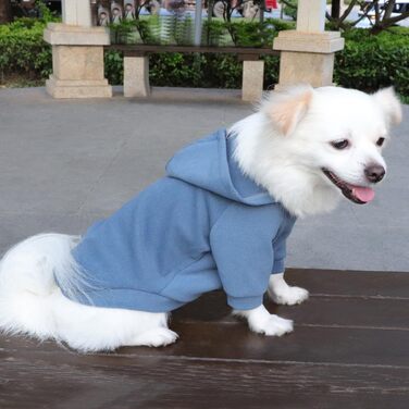 Теплий та легкий худі для великих собак, 5XL, сірий+блакитний (2 шт.)