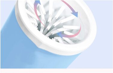 Автоматична мийка для лап домашніх тварин AXTMR з масажем, силікон, для собак та котів, Blue 150 мл