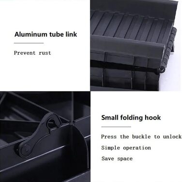 Рампа для собак 160 см, автоскладана, чорна, до 65 кг, для SUV та LKW