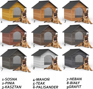 Будник для собак та котів LD1 утеплений + штора, серія TajgaWood