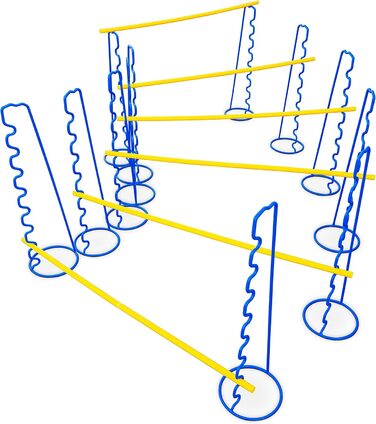 Набір перешкод для собак великих порід Vinex | Регульована висота до 63 см | 6 перешкод