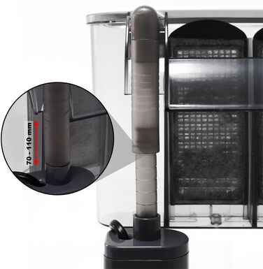 Фільтр для акваріума SunSun HBL-803 Hang On, 500 л/год, 6 Вт, до 150 літрів