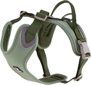 Шлея для собак Hurtta Weekend Warrior Eco, зелена, 81-99 см