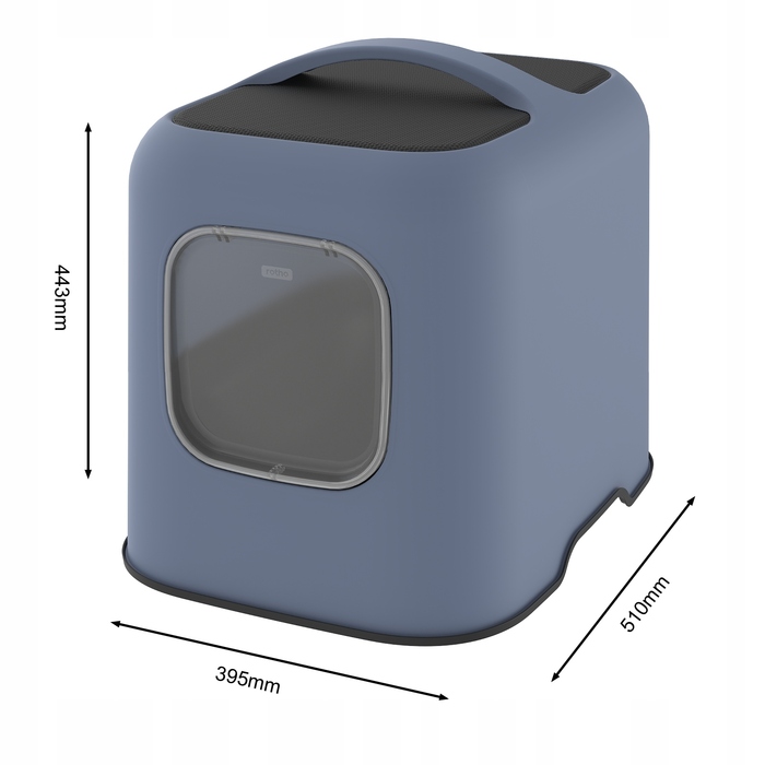 Закритий контейнер Rotho 51 см x 39,5 см x 44,3 см