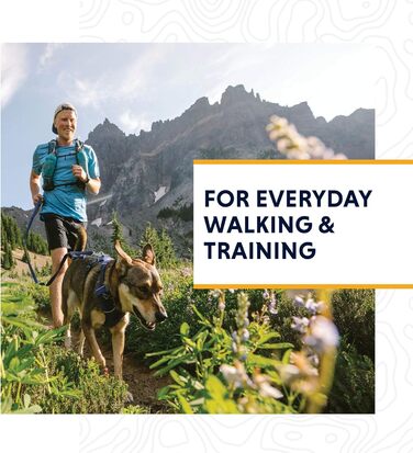 Шлея для собак RUFFWEAR Front Range, світловідбиваюча, з м'якою підкладкою, проти ривків, синя, розмір XS