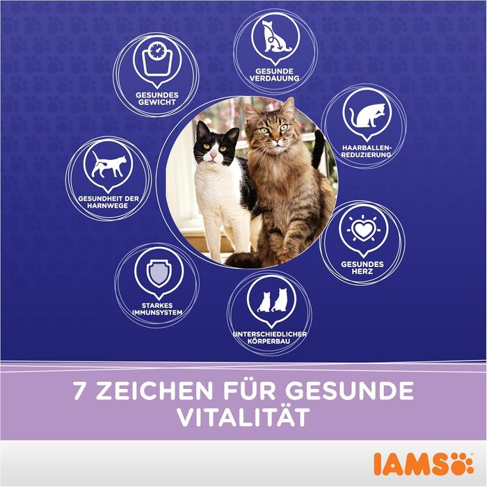 Сухий корм для котів IAMS Multi-Cat для домівок з кількома коштами, 15 кг