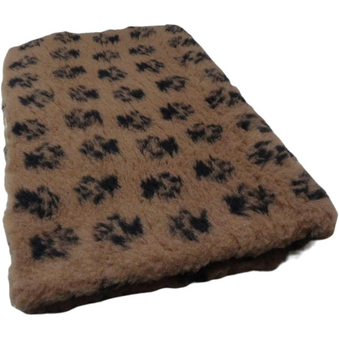 Кімоно для собак Vet-Bed Softbed Dry-Bed: вологостійкий килимок для собак, 1м x 0,80м (колір: коричневий + чорні лапки)