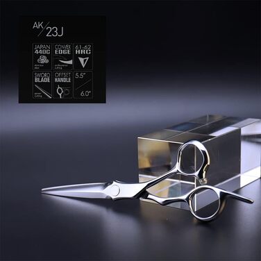 Професійні перукарські ножиці AOLANDUO VG10 - для перукарів та барберів, нержавіюча сталь, висока гострота, плавне різання, 6.0 дюймів