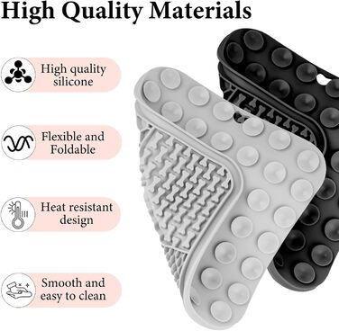 Килимок для годування собак, котів, цуценят: повільне годування, тренування, миска-лежанка з присосками