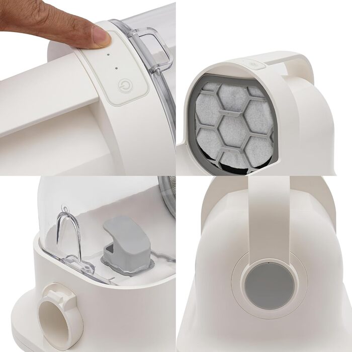 Електричний набір для догляду за домашніми тваринами 350W з потужністю всмоктування 11800Pa, тиха машинка для стрижки собак, набір інструментів для грумінгу, машинка для стрижки шерсті собак, котів та інших тварин з контейнером для сміття