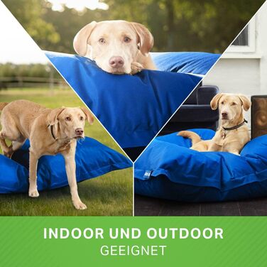 Килимок для собак великих та середніх порід Green Bean 140x180 см: м'який лежак, подушка, ліжко для собак, собаче ліжко, лежанка для собак, диван для собак, блакитний