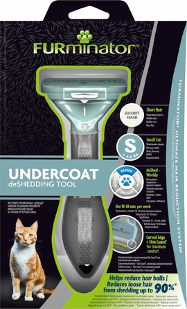 FURminator гребінець для короткошерстих котів малих порід (S)
