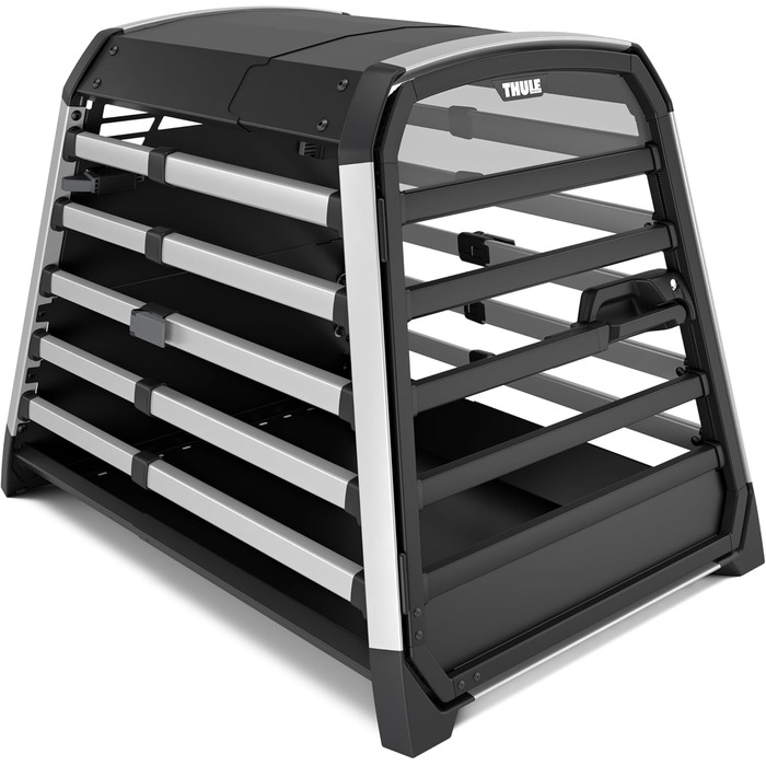 Трейлер для собак Thule Allax XL, чорний/алюміній - переносна переносна клітка для собак в авто
