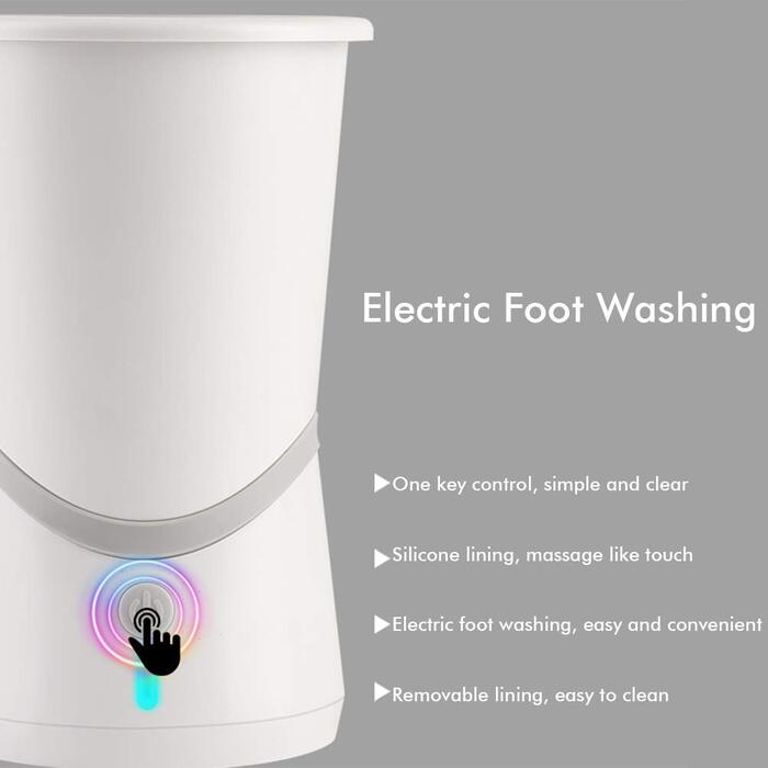 Автоматичний очищувач лап для тварин RIZGHWOY, Силіконовий мийник лап для собак і котів, Білий