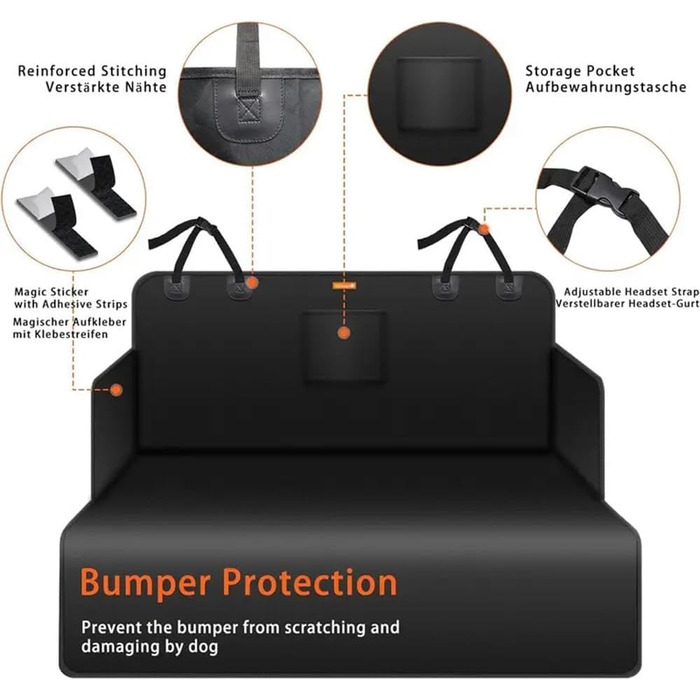 Захист для вантажного відсіку автомобіля AYBEN, для Volvo V60 2020-2024, водонепроникна, стійка до подряпин, підходить для собак