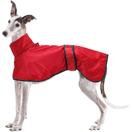 Водонепроникна куртка для собак Віндхаунд, червона, M (довжина спини 56-58 см)