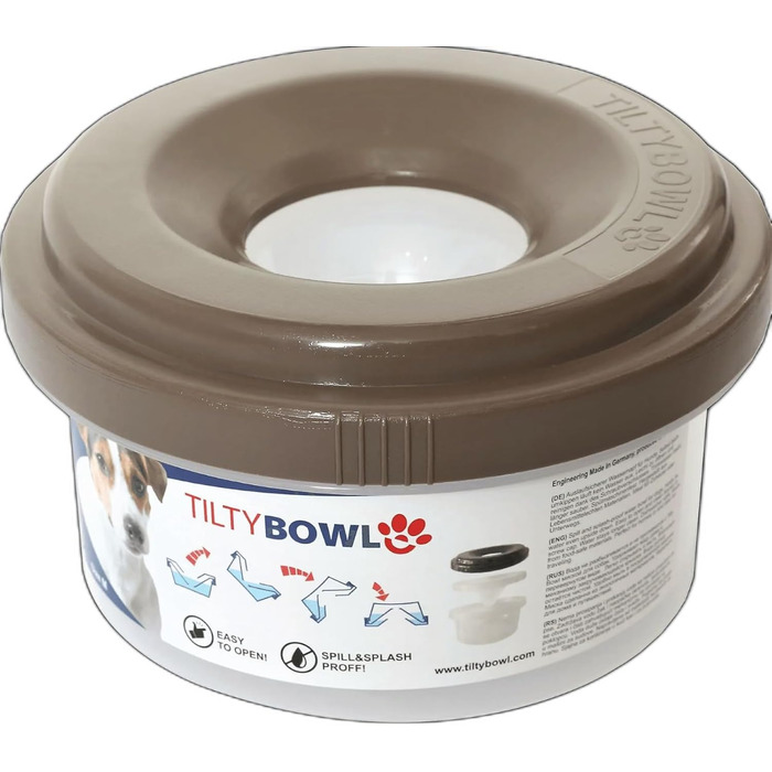 Миска для собак Tilty Bowl розмір M (кремовий)