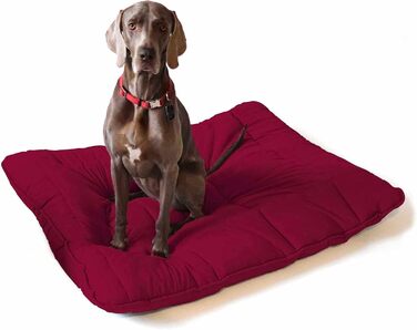 Елегантна подушка для собак Maxy, 60x100 см (Бордовий, 130x100 см)