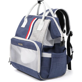 Рюкзак для котів та маленьких собак Galatée, дихаючий, для подорожей, пікніків та кемпінгу (блакитний)