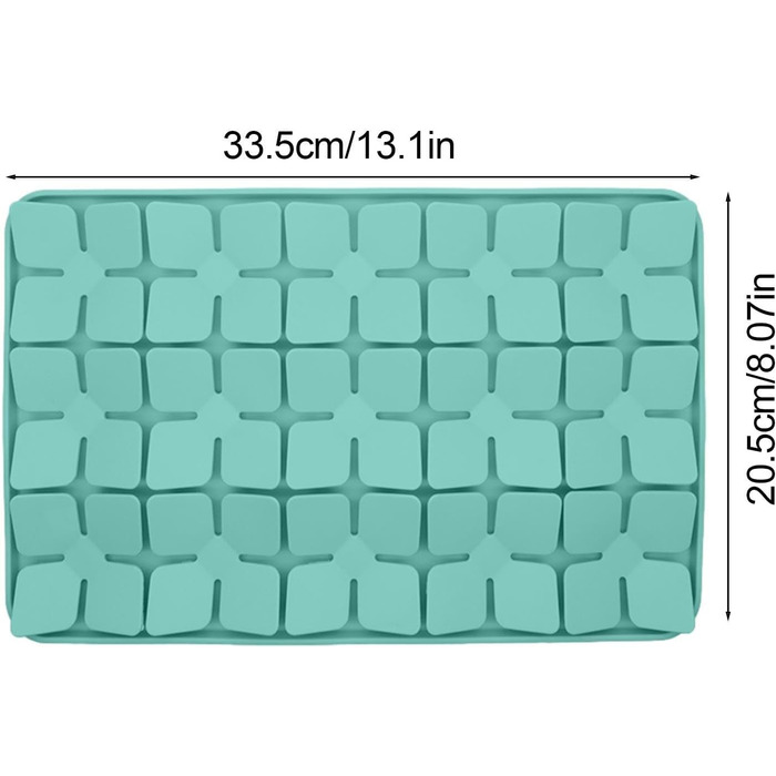 Килимок для котів та собак, силіконовий лежак-миска для повільного годування, зелений