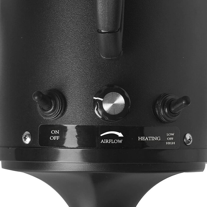 Професійний фен для собак 3200W з 4 насадками, чорний, для грумінгу