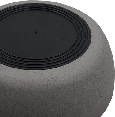 Миска для собак District 70 Bamboo Small (14x14x5.2 см, 570 мл), Темно-сіра