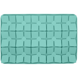 Килимок для котів та собак, силіконовий лежак-миска для повільного годування, зелений