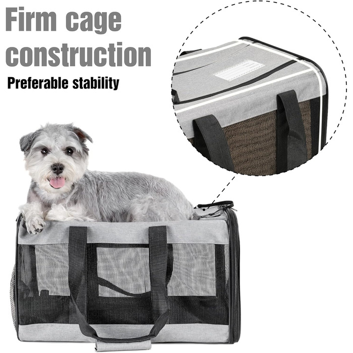 Транспортна переноска для собак та котів HITSLAM (M, Зелений) - розкладний бокс, для подорожей, авіалінії