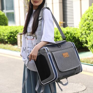 Транспортна сумка для тварин на велосипед - складна, для собак та інших домашніх улюбленців. Безпечна для прогулянок, подорожей та сімейних велопрогулянок