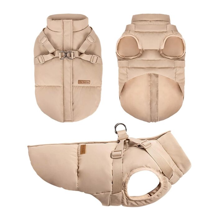 Тепла куртка для собак з повдком, для маленьких, середніх собак, S-5XL (Za XXL), водонепроникна, вітрозахисна