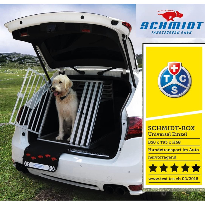 Schmidt-Box Hundebox Doppelbox ALU UMD 95/93/68 - переносна вольєр для собак, алюмінієва, 95x93x68 см
