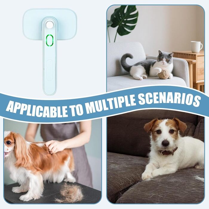 Професійна щітка для грумінгу домашніх тварин: видалення ворсу, масаж, догляд за шерстю, для цуценят та дорослих тварин