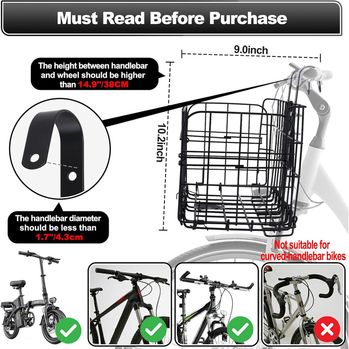 Складаний велосипедний кошик Meta з винімною сумкою для перенесення собак, тварин, продуктів, аксесуари для електровелосипеда