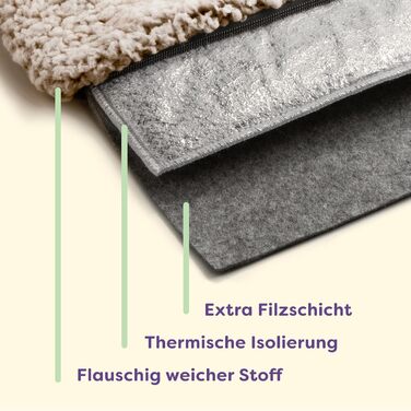 Лежанка для котів на підвіконня Knupis - самонагрівальний килимок 90x28 см, м'яка та затишна, знімний чохол (колір: коричневий)