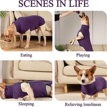 Теплий флісовий пуловер для собак, піжама, верхній одяг для осені та зими. Підходить для цуценят та собак різних розмірів (XXS-2XL). Кольори: червоний, фіолетовий