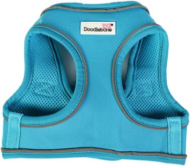 Шлея для собак Doodlebone Original Snappy, бірюзова, розмір 4