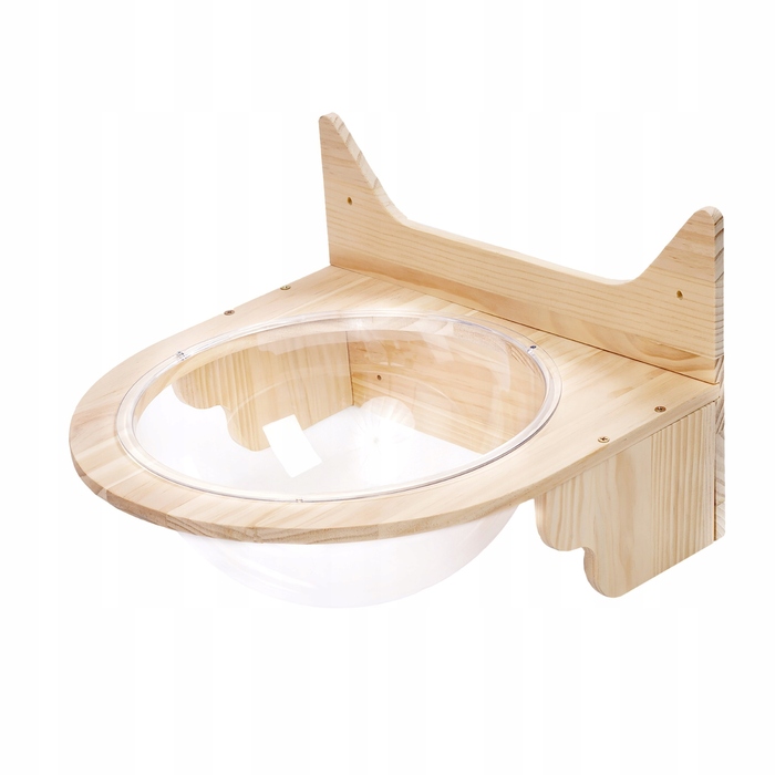 Настінний будиночок для котів Jumi XL, дерев'яний, колір бежевий екру