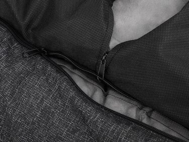 Килимок для собак, лежанка для тварин, м'яке ліжко для собак, килимок-матрац, лежанка-софа, XXXL (132 x 106 см), графітовий колір, екологічний матеріал